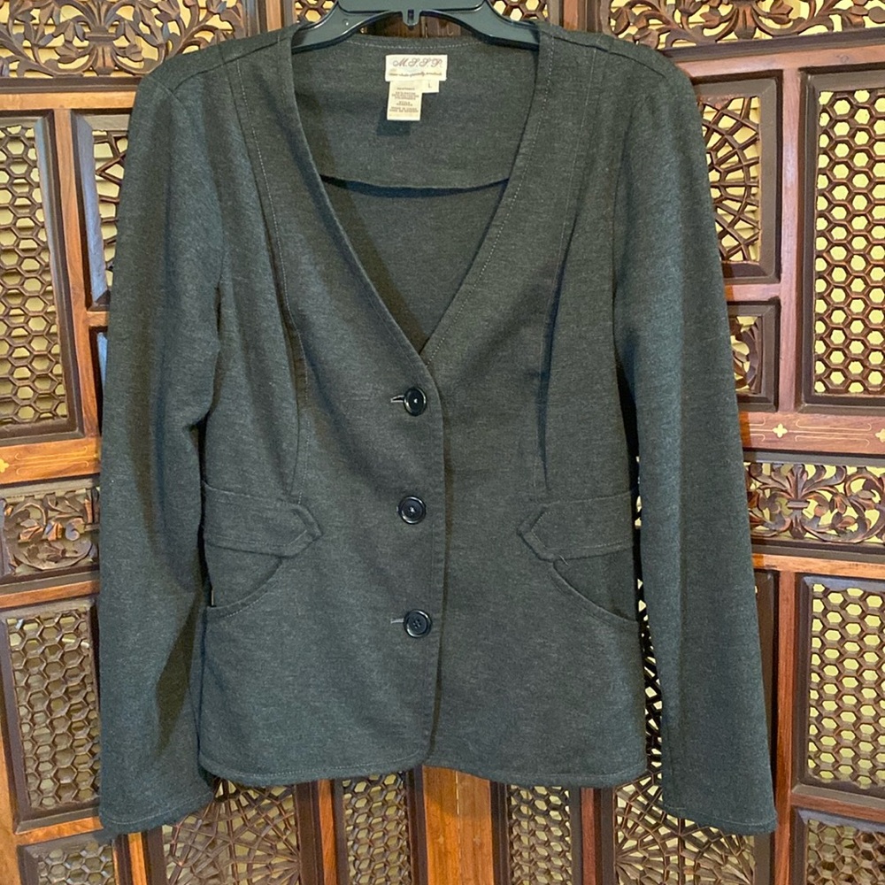 Maxx Studio Specialty Products MSSP knit blazer EUC